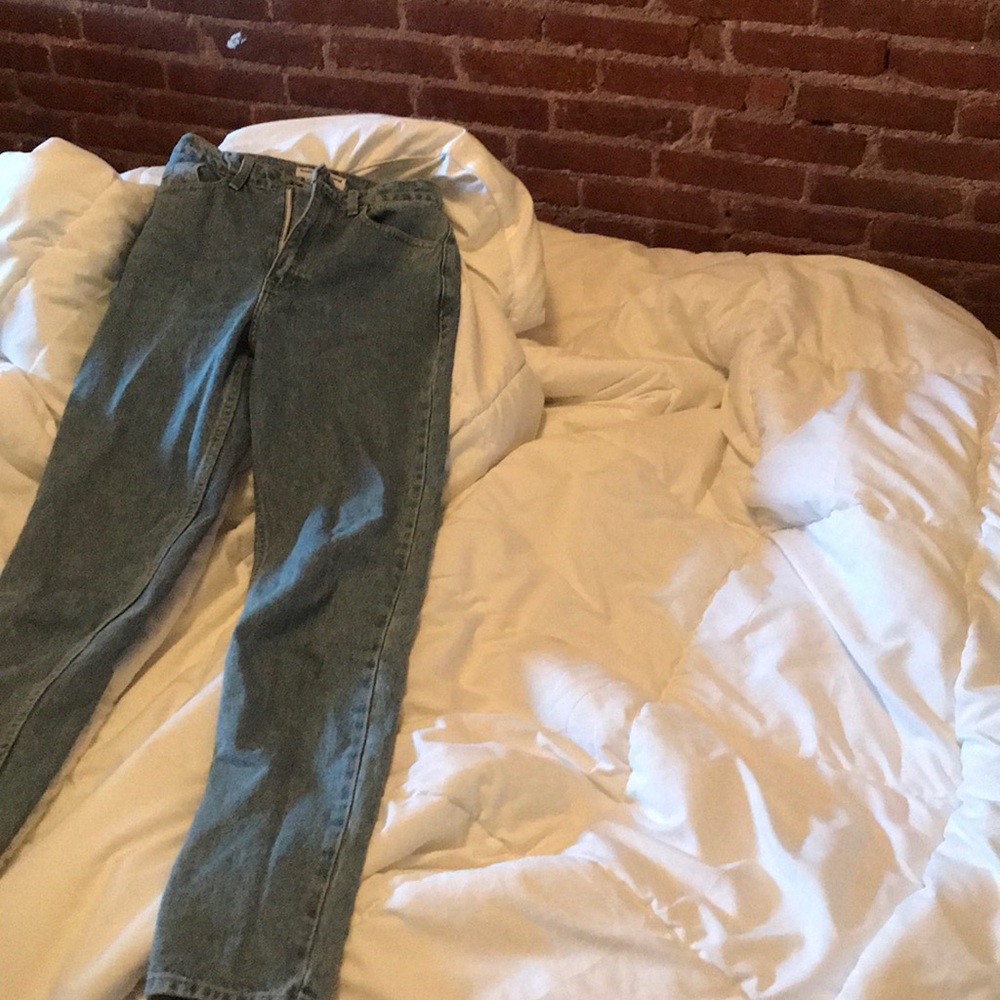American apparel high waist mom jeans